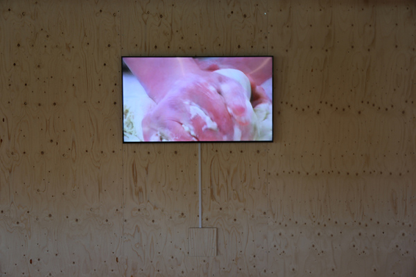 Ana Mendes, the bread, video, 06:24 min,&amp;nbsp;exhibition Artificial Nature, CIK, Knvista, Sweden &amp;copy; photo courtesy Ana Mendes
